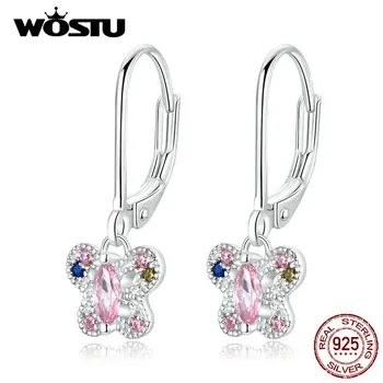 WOSTU 2020 New Arrival 925 Sterling Silver Butterfly Drop Earrings Pink Zircon Wedding Earrings For Women Luxury Jewelry DXE750
WOSTU 2020 New Arrival 925 Sterling Silver Butterfly Drop Earrings Pink Zircon Wedding Earrings For Women Luxury Jewelry DXE750