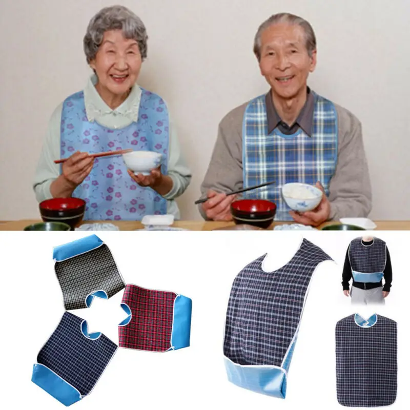 Fashion Brand New Adult Waterproof Adult Lattice net Mealtime Bib Cloth Protector Disability Aid Apron
Fashion Brand New Adult Waterproof Adult Lattice net Mealtime Bib Cloth Protector Disability Aid Apron