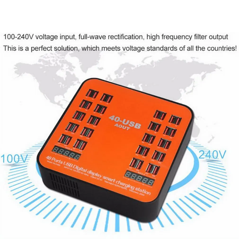 Multi Fast USB Charger Charge Multiple 40 USB Phone Charging Station Universal USB HUB Smart Charger
Multi Fast USB Charger Charge Multiple 40 USB Phone Charging Station Universal USB HUB Smart Charger