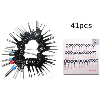 A41pcs Terminal Removal Harness Crimp Connectors Electrical Wiring Car Repair Tool 301 Stainless Steel Extractor Accessories
A41pcs Terminal Removal Harness Crimp Connectors Electrical Wiring Car Repair Tool 301 Stainless Steel Extractor Accessories