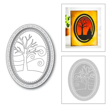2020 New Oval Frame Edge Embossing Tree Metal Cutting Dies For DIY Background Album Greeting Card Scrapbooking Making No Stamps
2020 New Oval Frame Edge Embossing Tree Metal Cutting Dies For DIY Background Album Greeting Card Scrapbooking Making No Stamps