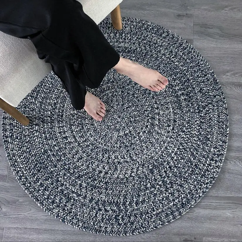 Скандинавский вязаный тканый салонный стол, круглые коврики Kilim для гостиной, компьютерный стул, коврик для йоги, кабинета, коврики для молитвы
Скандинавский вязаный тканый салонный стол, круглые коврики Kilim для гостиной, компьютерный стул, коврик для йоги, кабинета, коврики для молитвы
