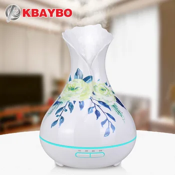 KBAYBO Ultrasonic essential oil diffuser 400ml air humidifier strong mist maker Printing flower white Aromatherapy humidifier
KBAYBO Ultrasonic essential oil diffuser 400ml air humidifier strong mist maker Printing flower white Aromatherapy humidifier