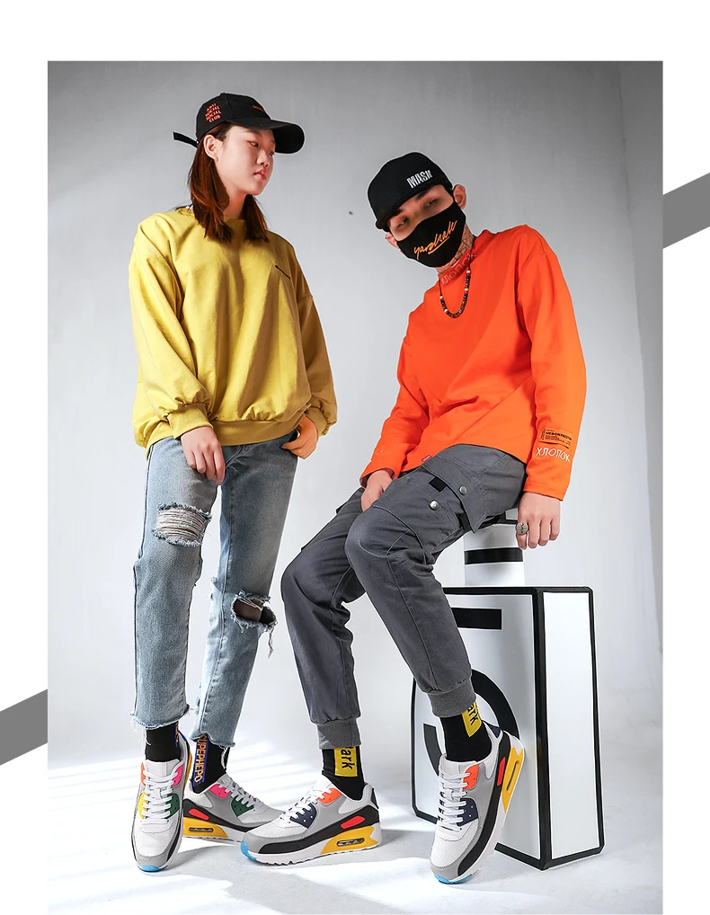 2020 Popular Fashion Casual Shoes for Men Air Cushion Sneakers Man Lace-up Breathable Max Walking Trainer Male Tenis Feminino