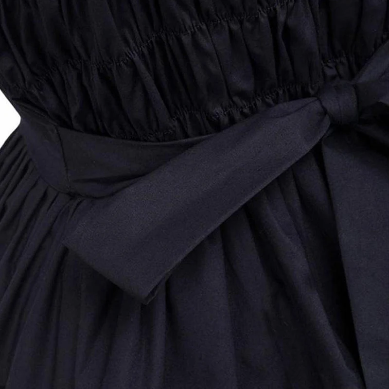 Black Gothic Lolita Dress / Women's Dress Cosplay Punk Lolita Dress Satin Sleeveless Knee Length Black Gothic Lolita Dress / Women's Dress Cosplay Punk Lolita Dress Satin Sleeveless Knee Length