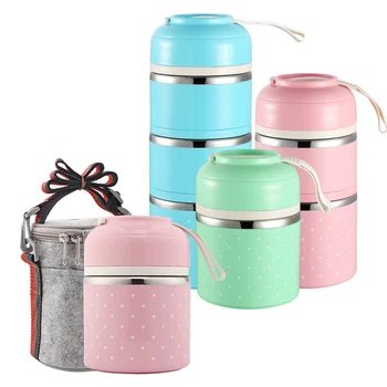 Japanese Thermos Lunch Box for Food Container Portable Thermal Lunch Box Cute Bento Box Lunchbox Leakproof 2 3 Layers 
Japanese Thermos Lunch Box for Food Container Portable Thermal Lunch Box Cute Bento Box Lunchbox Leakproof 2 3 Layers