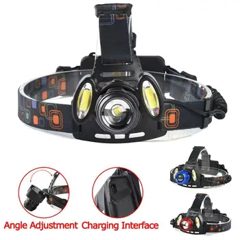 6000LM T6 +2* COB LED Headlamp Rechargeable Zoomable Focus Hunting Torch Led Headlamp 4 Modes Headlamp Torch
6000LM T6 +2* COB LED Headlamp Rechargeable Zoomable Focus Hunting Torch Led Headlamp 4 Modes Headlamp Torch
