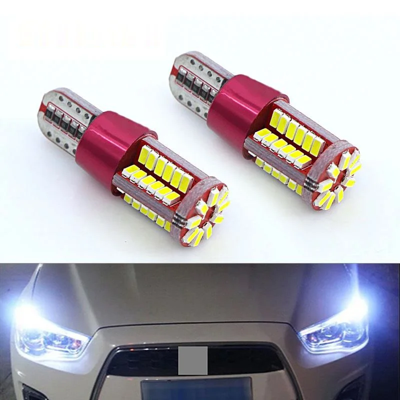 2x T10 W5W светодиодный лампы 57smd w/ Samaung чипы для парковки город сигнальный фонарь