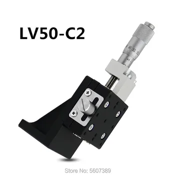 LV50-C2 Z Axis 50*50mm Manual Displacement Vertical-lift fine tuning platform Cross Roller Guide Linear Stage Sliding Table
LV50-C2 Z Axis 50*50mm Manual Displacement Vertical-lift fine tuning platform Cross Roller Guide Linear Stage Sliding Table