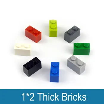 DIY Building Blocks Thick Figures Bricks 1x2 Dots 100PCS lot 9Color Educational Creative Compatible All Brands Toys for Children
DIY Building Blocks Thick Figures Bricks 1x2 Dots 100PCS lot 9Color Educational Creative Compatible All Brands Toys for Children