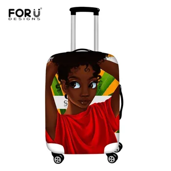 FORUDESIGNS Travel Accessories African Girls Black Afro Suitcase Protective Covers Elastic Luggage Cover for 18-32 Inch Cases 
FORUDESIGNS Travel Accessories African Girls Black Afro Suitcase Protective Covers Elastic Luggage Cover for 18-32 Inch Cases