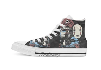 Spirited away Custom Casual High Top lace-up Canvas shoes sneakers Drop shipping
Spirited away Custom Casual High Top lace-up Canvas shoes sneakers Drop shipping