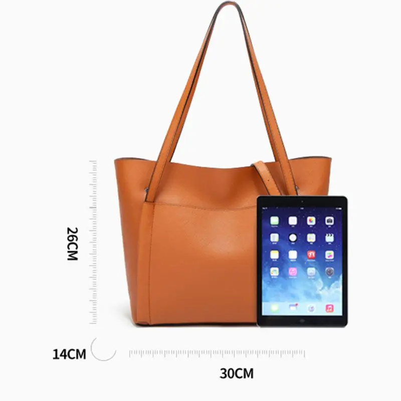 Retro Fashion Ladies Handbag Shoulder Bag Trend Wild Large Capacity Solid Color PU Bags X5XA
Retro Fashion Ladies Handbag Shoulder Bag Trend Wild Large Capacity Solid Color PU Bags X5XA