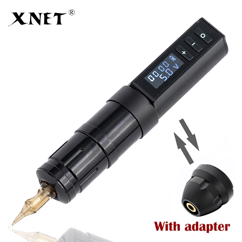 XNET Wireless Tattoo Pen Lithium Battery Oneness Machine Portable Power Professional Coreless Motor Rechargeable Tattoo Machine
XNET Wireless Tattoo Pen Lithium Battery Oneness Machine Portable Power Professional Coreless Motor Rechargeable Tattoo Machine