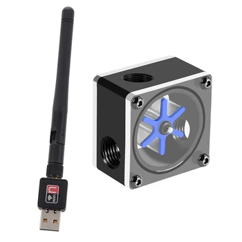 150M USB WiFi Wireless LAN 802.11 N/G/B Adapter with Antenna & Flow Meter Indicator, G1/4 Threaded 6 Impeller 3 Ways
150M USB WiFi Wireless LAN 802.11 N/G/B Adapter with Antenna & Flow Meter Indicator, G1/4 Threaded 6 Impeller 3 Ways