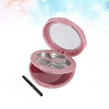 3Pcs Five Grids Empty Eyeshadow Compact Lipstick Box Compact Powder Container with Lip Brushes and Mirror Pink
3Pcs Five Grids Empty Eyeshadow Compact Lipstick Box Compact Powder Container with Lip Brushes and Mirror Pink
