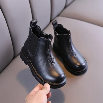 Autumn and Winter Girls Casual Cotton Short Boots Genuine Leather Girls Martin Boots Children Shoes
Autumn and Winter Girls Casual Cotton Short Boots Genuine Leather Girls Martin Boots Children Shoes