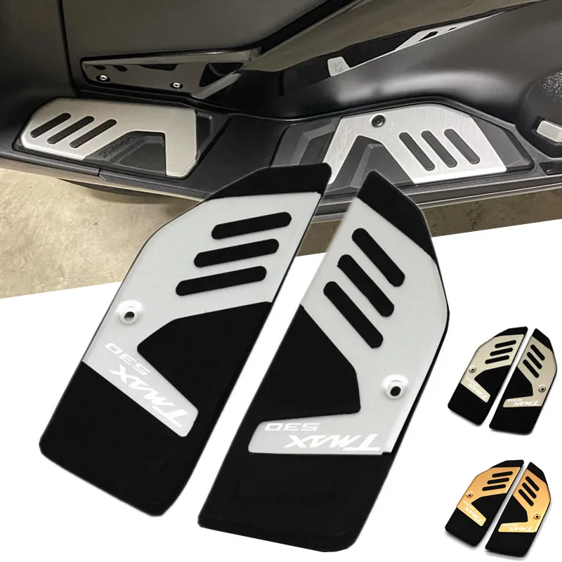 

For YAMAHA TMAX530 TMAX 530 T-MAX 530 SX DX 2017-2021 Motorcycle CNC Front Rear Footboard Foot Peg Footrests Steps Accessories