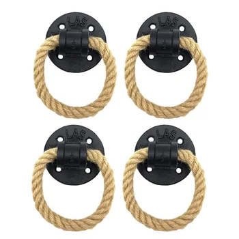 4 Pack Vintage Drop Ring Drawer Knobs Hemp Rope Black Bronze Wardrobe Cupboard Pull Cabinet Knobs Handle Furniture 
4 Pack Vintage Drop Ring Drawer Knobs Hemp Rope Black Bronze Wardrobe Cupboard Pull Cabinet Knobs Handle Furniture