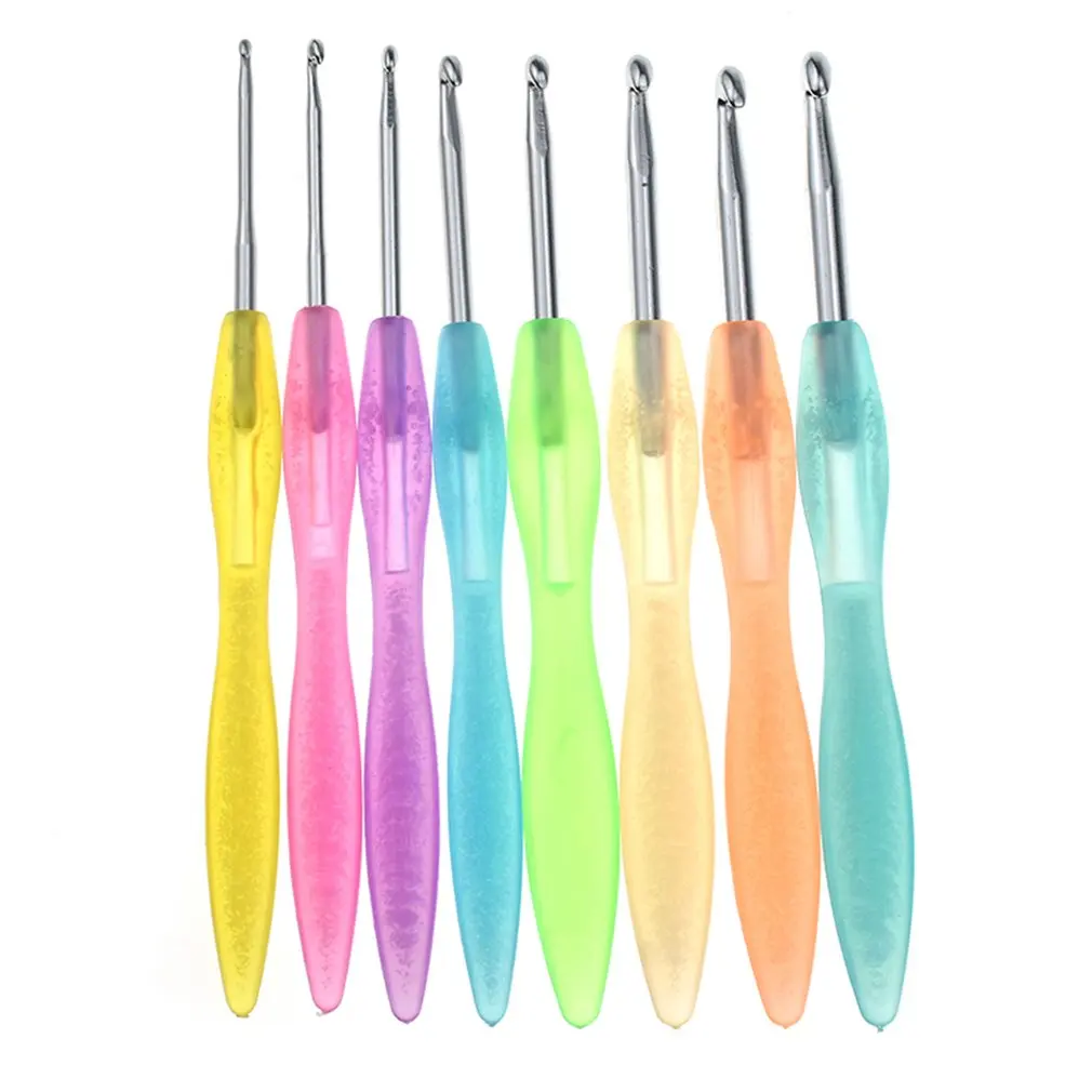 8 pcs 2.5-6.0mm Crochet Hooks Acrylic Handle Yarn Craft Kit Knitting Needles for Women Mom DIY Sewing Tools
8 pcs 2.5-6.0mm Crochet Hooks Acrylic Handle Yarn Craft Kit Knitting Needles for Women Mom DIY Sewing Tools