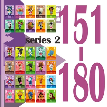 Animal Crossing Card Amiibo Card Work for NS Games New Horizons Amibo Ankha Switch Welcome Stickers NFC Series 2 (151 to 180)
Animal Crossing Card Amiibo Card Work for NS Games New Horizons Amibo Ankha Switch Welcome Stickers NFC Series 2 (151 to 180)