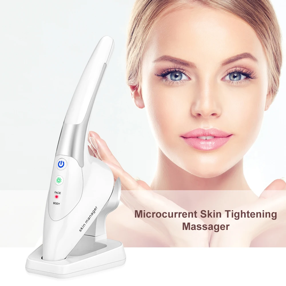 Facial Vibration Massager Microcurrent Iron Heat Lead In Wrinkle Remover V-line Face Lifting Machine Body Skin Tightening Device
Facial Vibration Massager Microcurrent Iron Heat Lead In Wrinkle Remover V-line Face Lifting Machine Body Skin Tightening Device
