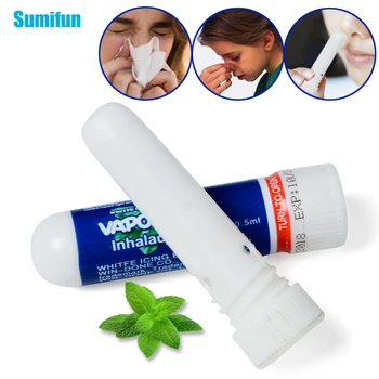 1Pcs Thailand Nasal Inhaler 100% Original Nasal Essential Oils Rhinitis Mint Cream Refresh Nose Cold Cool Herbal Ointment P0076
1Pcs Thailand Nasal Inhaler 100% Original Nasal Essential Oils Rhinitis Mint Cream Refresh Nose Cold Cool Herbal Ointment P0076