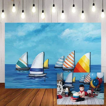 Mehofond Oil Painting Style Photography Background Sea Sailing Boy Birthday Party Photophone Backdrop Decor Photo Studio
Mehofond Oil Painting Style Photography Background Sea Sailing Boy Birthday Party Photophone Backdrop Decor Photo Studio