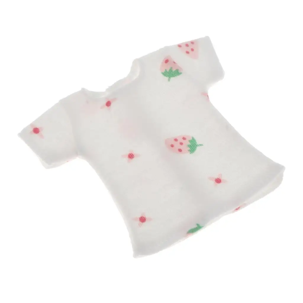 1/6 Girl Doll T-shirts BJD Casual Matching Garments Kids Toys Accessory 1/6 Girl Doll T-shirts BJD Casual Matching Garments Kids Toys Accessory