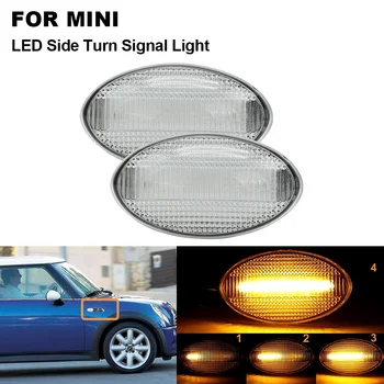 2PCS LED Dynamic Side Marker Turn Signal Light Sequential Blinker Light For Mini Cooper R50 02-06 R52 04-08 R53 02-06
2PCS LED Dynamic Side Marker Turn Signal Light Sequential Blinker Light For Mini Cooper R50 02-06 R52 04-08 R53 02-06