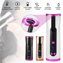 Cordless Hair Curler Automatic Hair Curling Wand Rechargeable Hair Styling Device Safe Heating Hair Curler Styling Appliances
Cordless Hair Curler Automatic Hair Curling Wand Rechargeable Hair Styling Device Safe Heating Hair Curler Styling Appliances