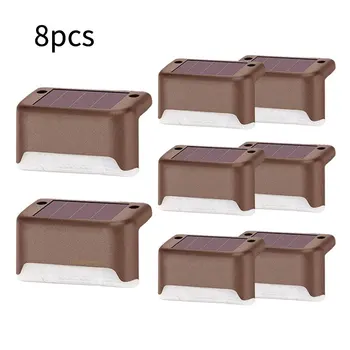 8pcs/pack Solar Powered Deck Light LED Solar Step Lights Garden Decorative Fence Light Auto ON/OFF For Stairs Pathway Walkways
8pcs/pack Solar Powered Deck Light LED Solar Step Lights Garden Decorative Fence Light Auto ON/OFF For Stairs Pathway Walkways