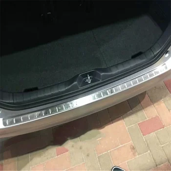 WELKINRY for Toyota Voxy Noah R80 mid-2017 2018 facelifted rear tail bumper gate door sill threshold scuffproof guard plate trim
