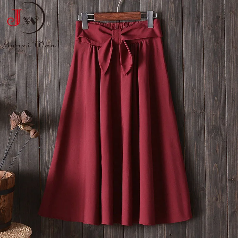 Fashion Summer Women Skirts 2022 High Waist Korean Preppy Style Girls Elegant Sweet Bow Ladies Solid Casual Midi Skirt Faldas
Fashion Summer Women Skirts 2022 High Waist Korean Preppy Style Girls Elegant Sweet Bow Ladies Solid Casual Midi Skirt Faldas