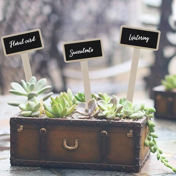 10Pcs Mini Blackboard Wooden Chalkboard Plant Labels Markers For Flower Pot Seed Potted Herbs Vegetables Cozy 
10Pcs Mini Blackboard Wooden Chalkboard Plant Labels Markers For Flower Pot Seed Potted Herbs Vegetables Cozy