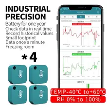 Bluetooth Wireless Thermometer Hygrometer Remote Monitor Alarm Data Logger Storage Export Wifi Temperature Humidity Sensor
Bluetooth Wireless Thermometer Hygrometer Remote Monitor Alarm Data Logger Storage Export Wifi Temperature Humidity Sensor