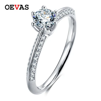 OEVAS Real 0.5 Carat D Color Moissanite Finger Rings For Women 100% 925 Sterling Silver Sparkling Wedding Party Fine Jewelry
OEVAS Real 0.5 Carat D Color Moissanite Finger Rings For Women 100% 925 Sterling Silver Sparkling Wedding Party Fine Jewelry