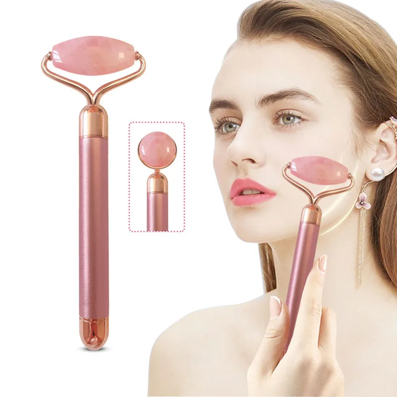 2 in 1 Electric Rose Quartz Facial Massage Crystal Stone Face Lift Jade Massager Roller Set Skin Care Wrinkle Removal Tool
2 in 1 Electric Rose Quartz Facial Massage Crystal Stone Face Lift Jade Massager Roller Set Skin Care Wrinkle Removal Tool