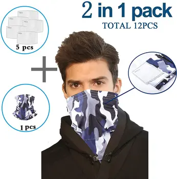 Infinity Scarf Bandanas Neck Gaiter Face with Safety Filters, Unisex Anti-Dust Washable, For Mask Men Women Outdoors
Infinity Scarf Bandanas Neck Gaiter Face with Safety Filters, Unisex Anti-Dust Washable, For Mask Men Women Outdoors