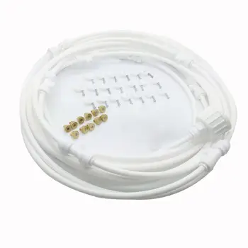 Outdoor Atomization Cooling System Kit Greenhouse 2-30 Bar Garden Patio 10-24UNC Mister 2-30 Bar System
Outdoor Atomization Cooling System Kit Greenhouse 2-30 Bar Garden Patio 10-24UNC Mister 2-30 Bar System