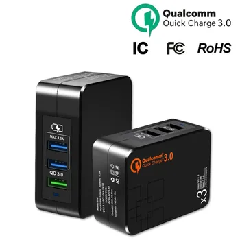 Quick Charge 3.0 USB Wall Charger, 38W 3-Port Portable Travel Wall Fast Charger Adapter QC2.0 QC3.0 Quick Charging Block Plug
Quick Charge 3.0 USB Wall Charger, 38W 3-Port Portable Travel Wall Fast Charger Adapter QC2.0 QC3.0 Quick Charging Block Plug