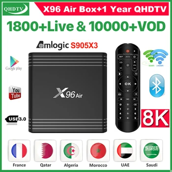 X96 Air S905X3 Android 9.0 Smart IPTV BOX QHDTV IPTV Subscription Germany Sweden Belgium French Arabic IPTV Media Player UK Box
X96 Air S905X3 Android 9.0 Smart IPTV BOX QHDTV IPTV Subscription Germany Sweden Belgium French Arabic IPTV Media Player UK Box