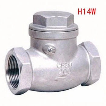 DN50 2" BSP Female Thread 304 Stainless Steel Swing Check Valve Non-return One way Valve 229 PSI
DN50 2" BSP Female Thread 304 Stainless Steel Swing Check Valve Non-return One way Valve 229 PSI