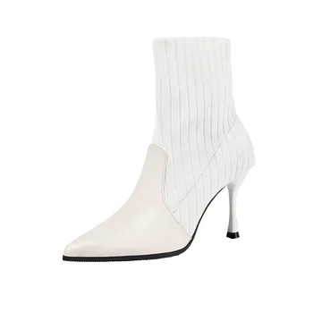 2019 autumn and winter Europe and the United States sexy pointed Martin boots stretch socks boots fashion thin heel women boots
2019 autumn and winter Europe and the United States sexy pointed Martin boots stretch socks boots fashion thin heel women boots