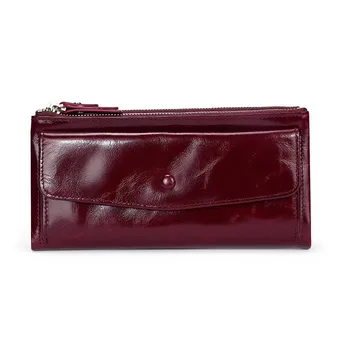 Ladies mobile wallet leather cowhide long zipper clutch bag ladies first layer oil wax cowhide clutch bag
Ladies mobile wallet leather cowhide long zipper clutch bag ladies first layer oil wax cowhide clutch bag