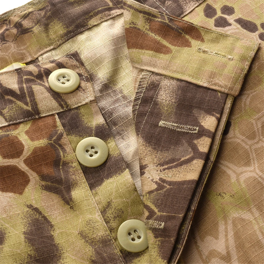 8 видов цветов камуфляжная военная форма армейский костюм для мужчин тактическая