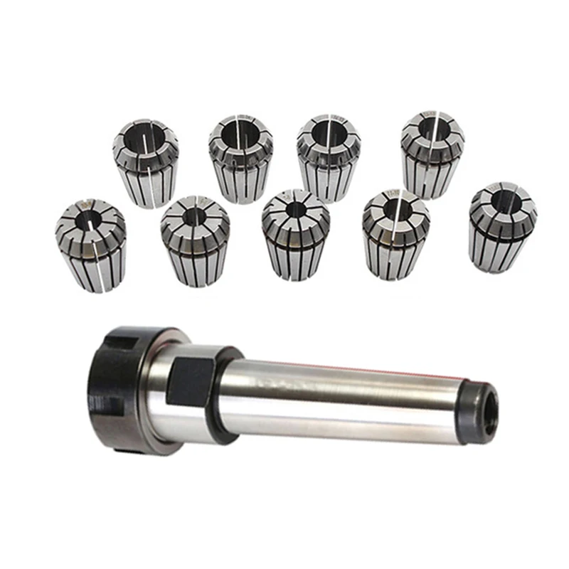 9Pcs ER32 Spring Collets Set 2/4/6/8/10/12/16/18/20 mm + 1Pcs MT3 M12 ER32 Collet Chuck Morse Taper Holder
9Pcs ER32 Spring Collets Set 2/4/6/8/10/12/16/18/20 mm + 1Pcs MT3 M12 ER32 Collet Chuck Morse Taper Holder