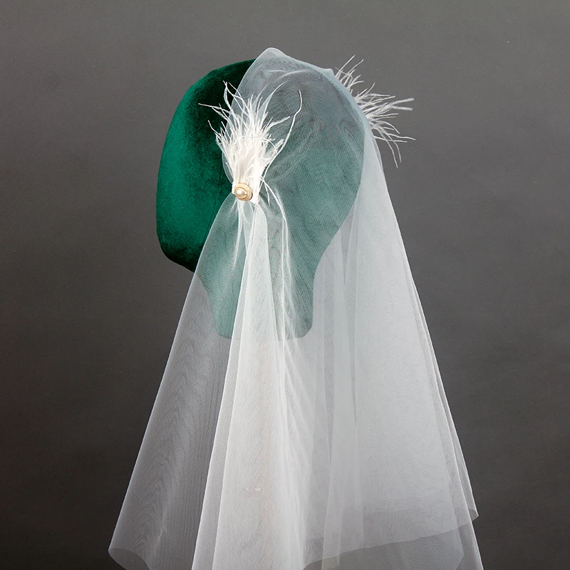 2 Layer Retro Feather Short Pearl Bridal Veil Travel Shoot Wedding Bride Veils Velos De Novia Wedding Veils for Wedding Dress
2 Layer Retro Feather Short Pearl Bridal Veil Travel Shoot Wedding Bride Veils Velos De Novia Wedding Veils for Wedding Dress