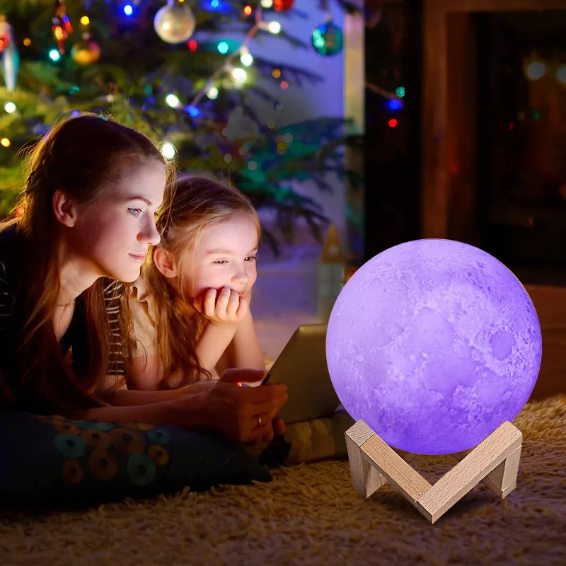 3D Printing Moon Night Light Lamp Colorful Change Touch And Remote Control Galaxy Light Creative Kids Gift For Home Decoration
3D Printing Moon Night Light Lamp Colorful Change Touch And Remote Control Galaxy Light Creative Kids Gift For Home Decoration