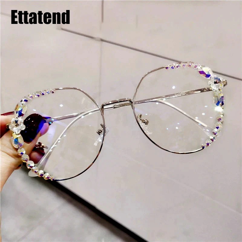 High Quality Blue Light Blocking Glasses Luxury Rhinestone Reading Glasses Anti-fatigue Eye Protection Eyeglasses Optical Lens
High Quality Blue Light Blocking Glasses Luxury Rhinestone Reading Glasses Anti-fatigue Eye Protection Eyeglasses Optical Lens